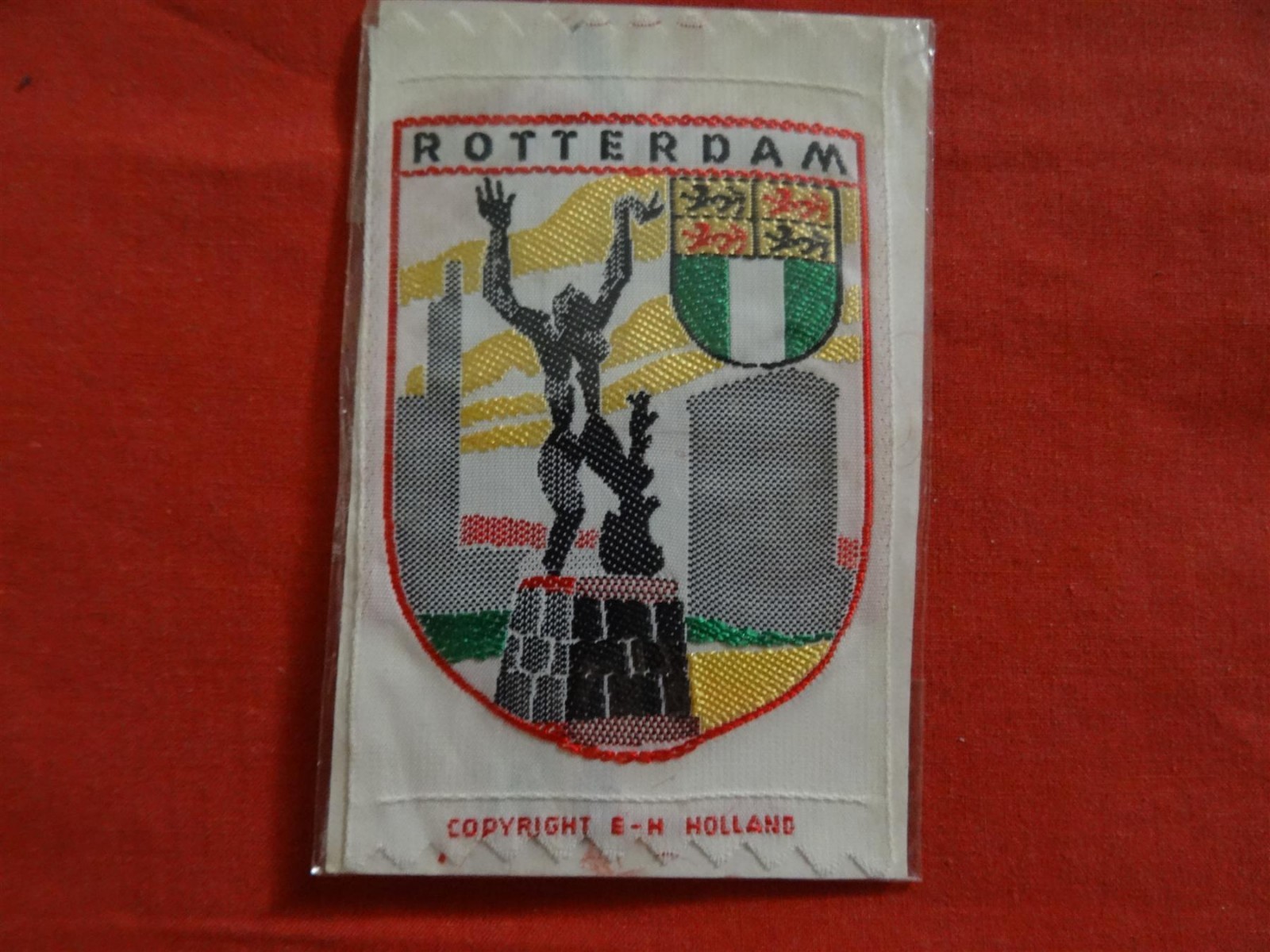 VINTAGE ROTTERDAM HOLLAND PATCH Embroidered Cloth Patch Badge eBay