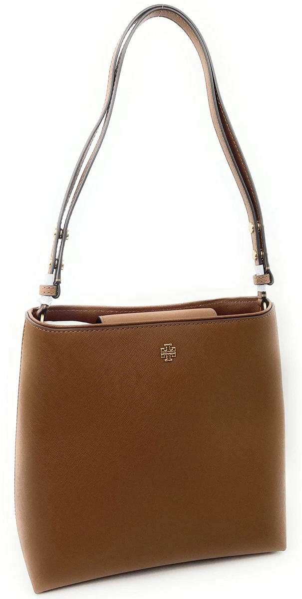 TORY BURCH 134840 EMERSON LEATHER BROWN WITH GOLD HARDWARE WOMENS 