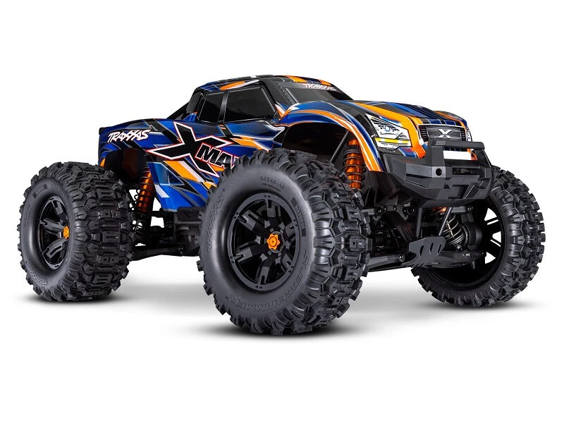 Traxxas X-Maxx 1:7 Monster Truck RTR 4WD belted VXL-8S orange Brushless sans ... - Photo 1/4