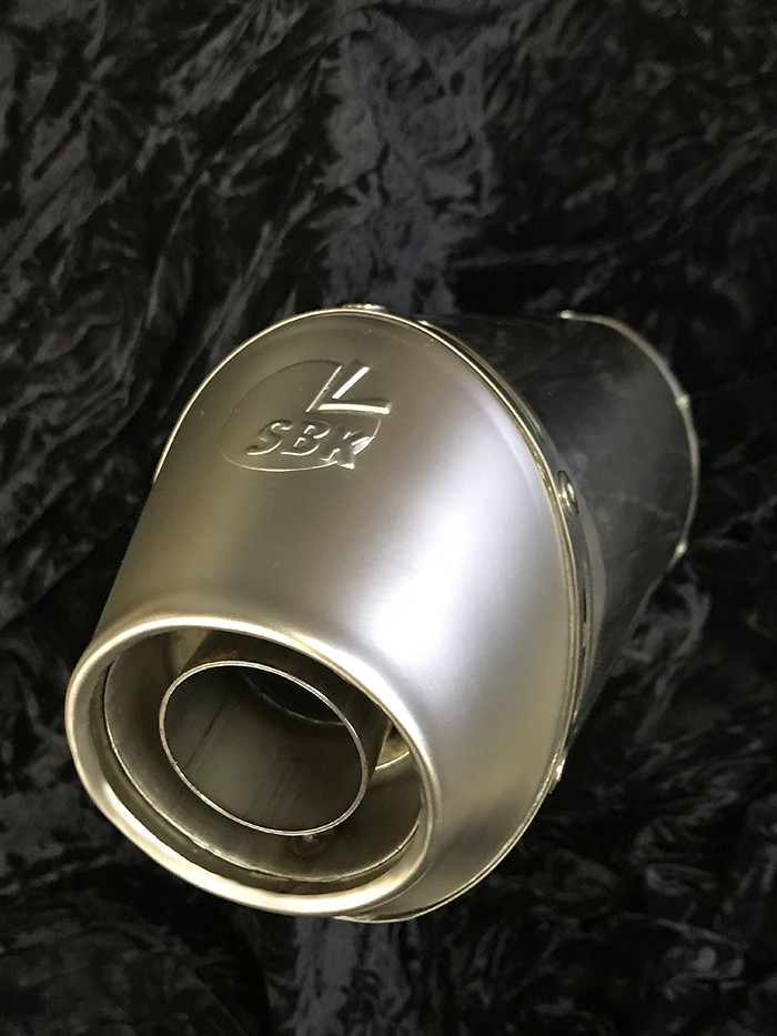 2008-2011 Kawasaki ZX14 Leo Vince Unlimited Slip On Exhaust DUAL