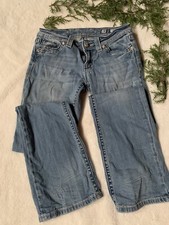 Miss Me Buckle Jeans Flear De Lis Boot Cut 28