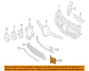 Neu Original Mercedes Benz W117 Vorne Stossstange Unten Gitter Seite Klammer N Ebay
