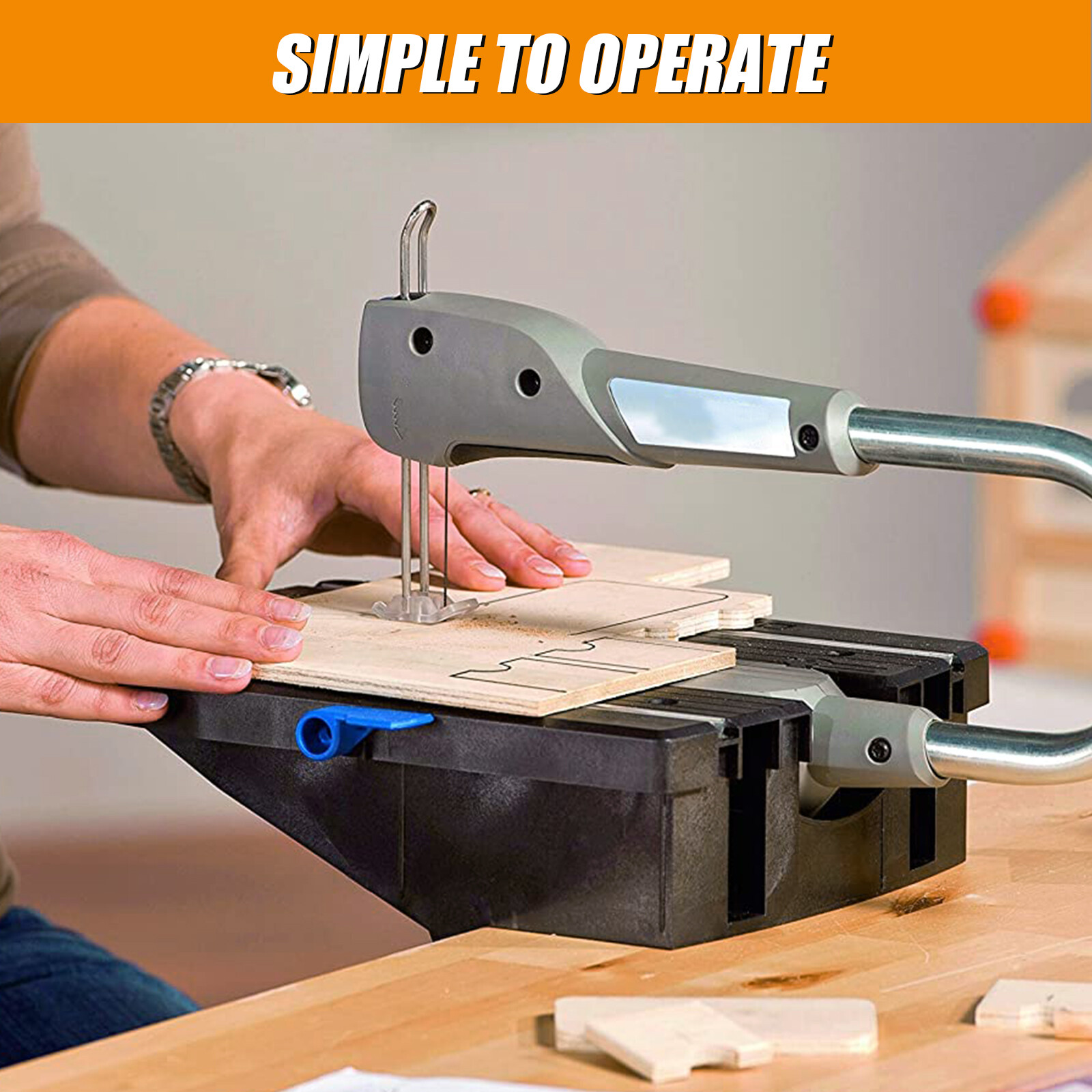 48pcs Scroll Saw Blade 5" Pin End Scroll Saw Blades SK5 Carbon Steel