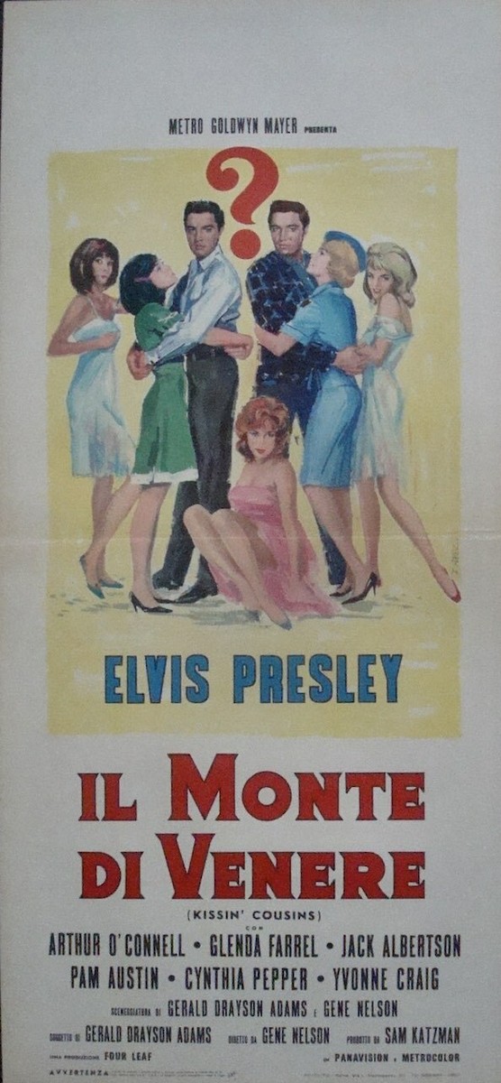 KISSIN COUSINS ELVIS PRESLEY Italian Locandina movie poster 1964 | eBay Australia