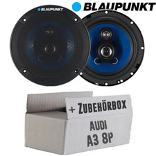 Blaupunkt Lautsprecher für Audi A3 8P Heck Front Tür 16cm 3-Wege Auto Einbauset