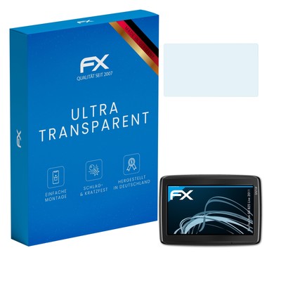 atFoliX 3x Displayschutzfolie für TomTom GO 825 Live 2011 Schutzfolie klar Folie