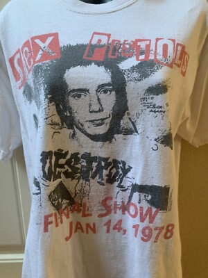 Vintage Y2K Sex Pistols Final Show Shirt-Size Medium Officially
