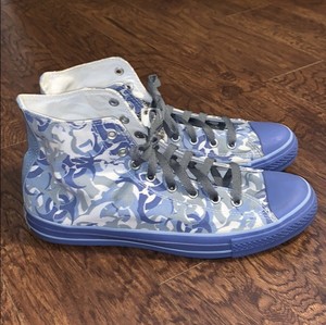 blue camo converse