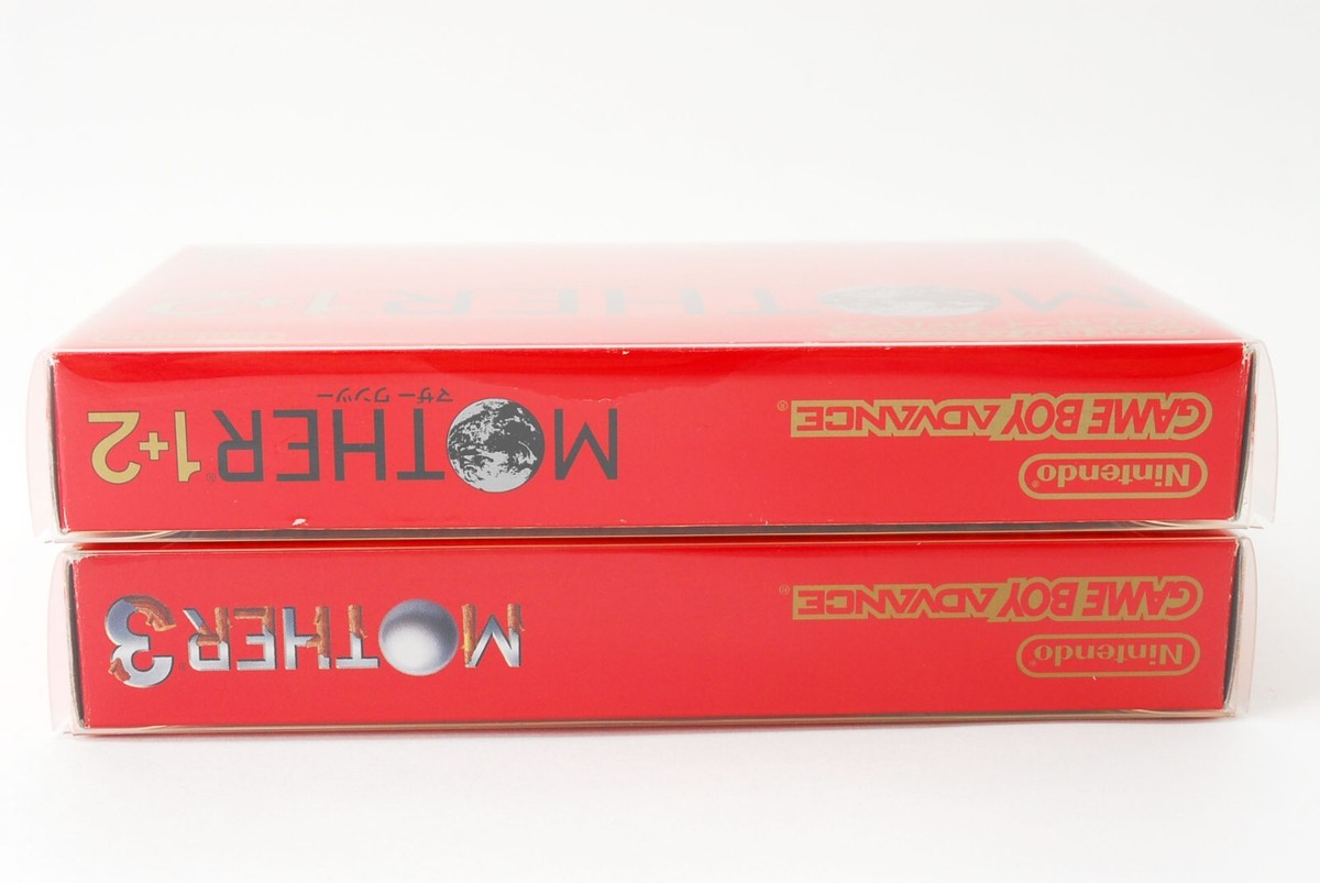 MOTHER1+2 MOTHER3 2本セット Lot 2 Nintendo Gameboy Advance GBA Mother 1 2 3 EarthBound w