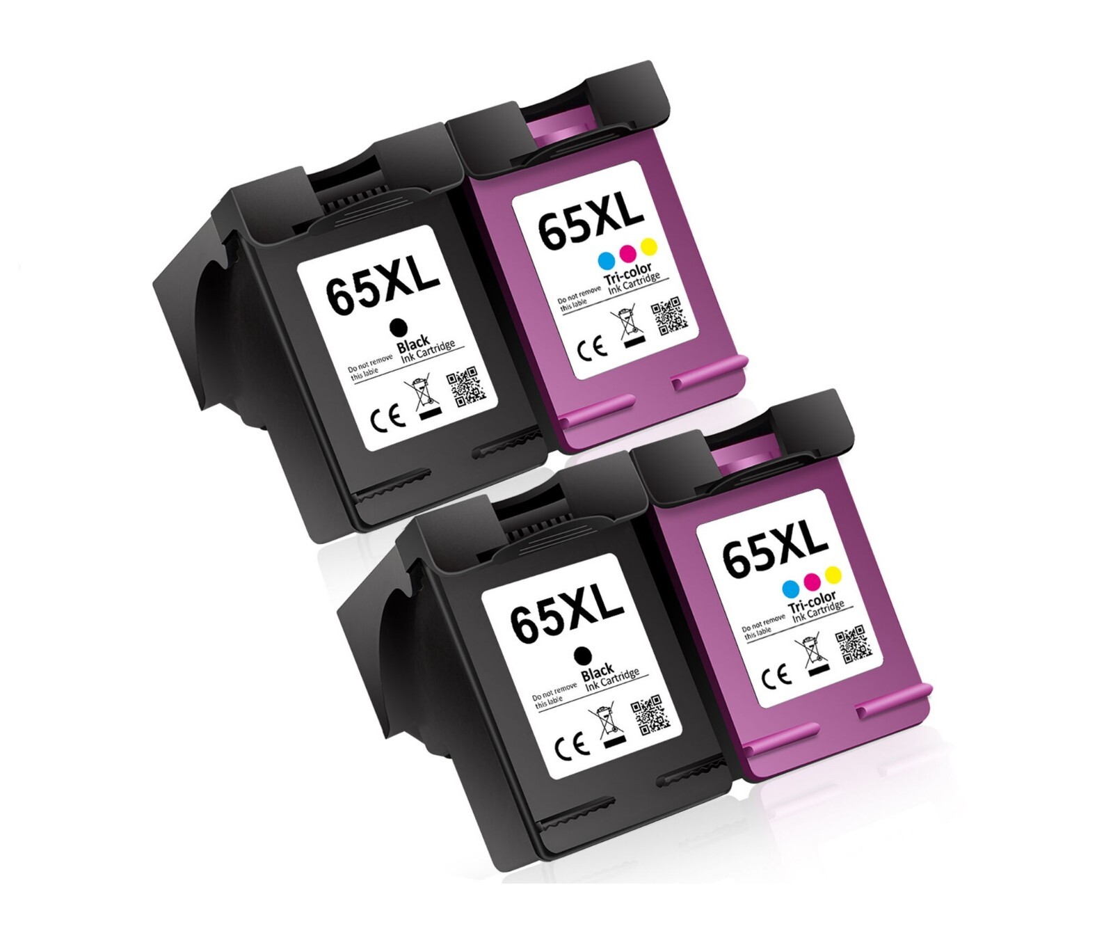 Ink Cartridges for HP 65XL fits Deskjet 2622 2652 2655 3722 ENVY 5052 5055-image