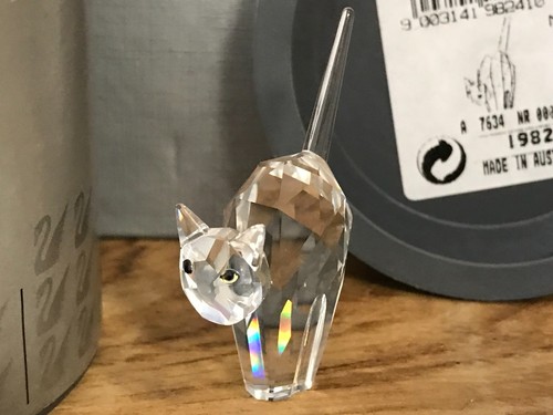 Swarovski Figur Katze 5,5 cm. Mit Ovp & Zertifikat. Top Zustand  - Bild 1 von 2