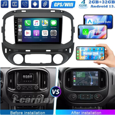 Carplay Android Radio GPS HiFi For GMC Canyon 2015-20 Chevrolet Colorado 2015-18