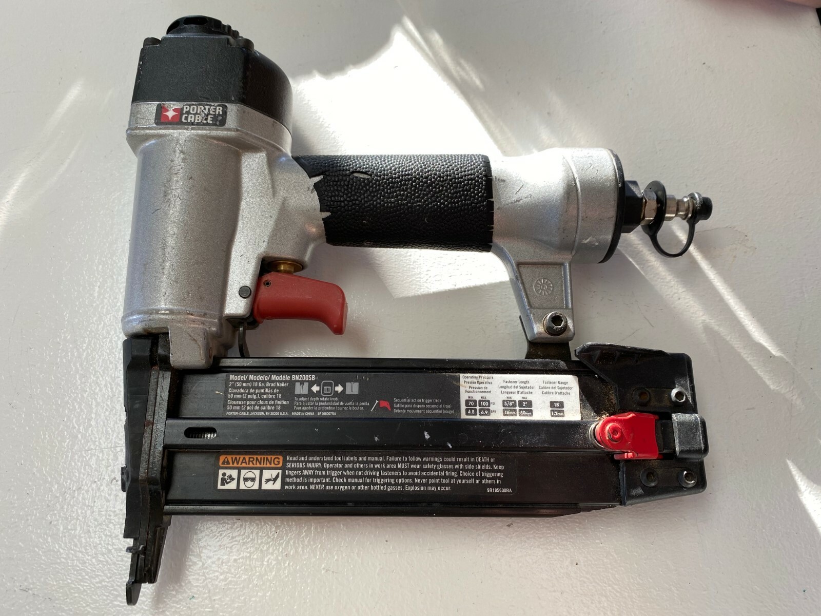 Porter Cable Bn200sb Brad Nailer Gun 18 Ga 2 For Sale Online Ebay