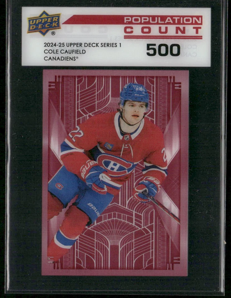 2024-25 UPPER DECK SERIES 1 HOCKEY POPULATION COUNT 100, 500, 1K-PICK FROM LIST! - Image 2 of 3