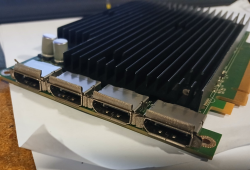 IBM NVIDIA QUADRO NVS 450 4-Port 512MB GDDR3 Graphics Card GPU 64Y9895 NO IO - Picture 3 of 4