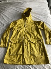Weird Fish Ladies Size 12 Yellow Hooded Jacket Coat