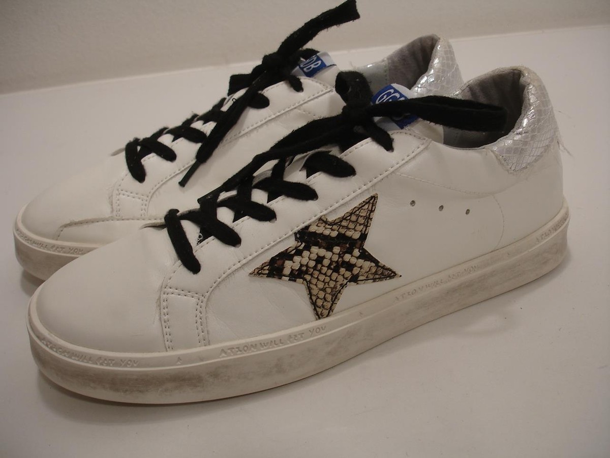 スニーカー Golden  Super Star Leather/Python Print Leather Golden Goose Superstar Pyhton-Print Mixed Leather Low-Top