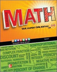 Glencoe Math Course 2 Vol Volume 1 by McGraw-Hill Grade 7 ...