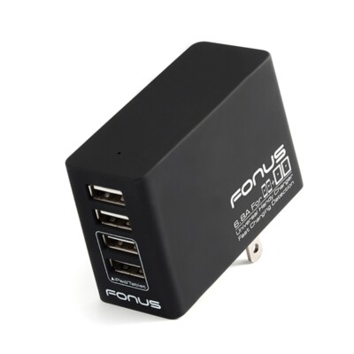 34W 6.8 Amp 4-Port Rapid USB Home Wall AC Charger Power Adapter for Smartphones