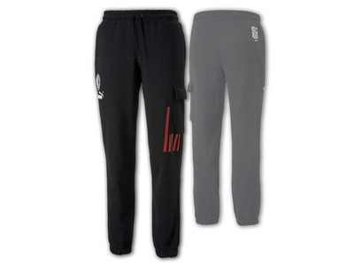 Puma AC Mailand Cargo Pants schwarz AC Milan Sporthose m.Taschen ACM Hose S-3XL