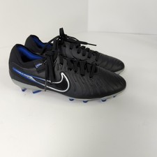 Nike Tiempo Legend 10 Academy FG MG Soccer Cleats Boys Size 4.5 Youth Kids Black
