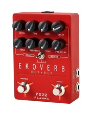 FLAMMA FS22 Stereo Delay & Reverb Combo Effects Pedal Ambient Guitar Pedal wi...