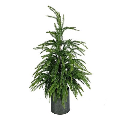 Artificial Topiary Plants Faux Tree Perfect Christmas Planter Filler Outdoor ...