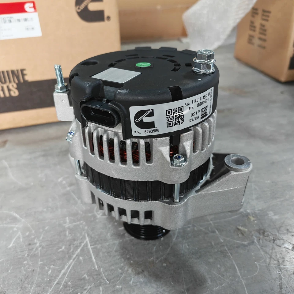 12V 95A Alternator 4988274 For Cummins 4BT3.9 6BT5.9 QSB4.5 4B3.9 6B5.9 Engine - Imagem 2 de 4