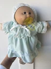 Vintage 1985 Cabbage Patch Kids Doll Baby  Brown Eyes Pacifier Bald 14" BabyDoll