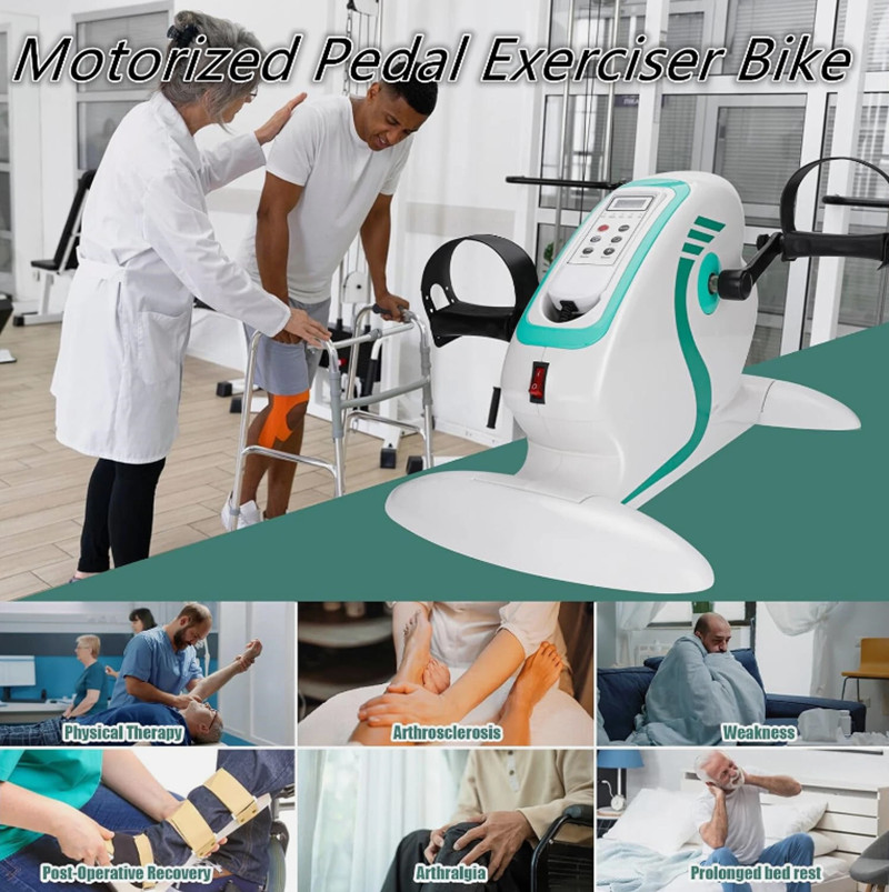 LCD Pedaltrainer Heimtrainer Mini Bike Arm und Beintrainer Senioren Fitness Büro