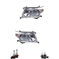 Halogen Scheinwerfer Set H11/HB3 FüR Toyota Land Cruiser 200 Inklusive Lampen