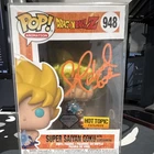 Funko Pop! Super Saiyan Goku #948 with Kamehameha Diamond Autograph PSA