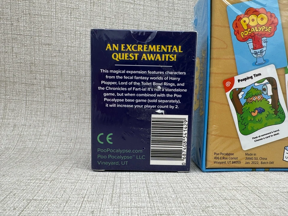 Poo Pocalypse Game,  Magic The Splattering and Number 2 Expansion box NEW Sealed - Image 4 of 4