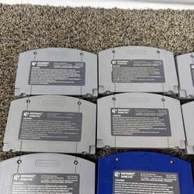 Nintendo 64 N64 Game Lot Of 10 Tested