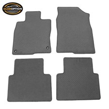 Fits 16-21 Honda Civic 4-door Floor Mats Carpet Nylon Grey