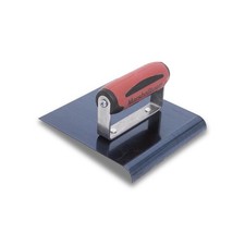 MARSHALLTOWN Straight Concrete Edger, 6 x 6 Blue Steel Blade, 1/2 Lip x 3/8 Radi