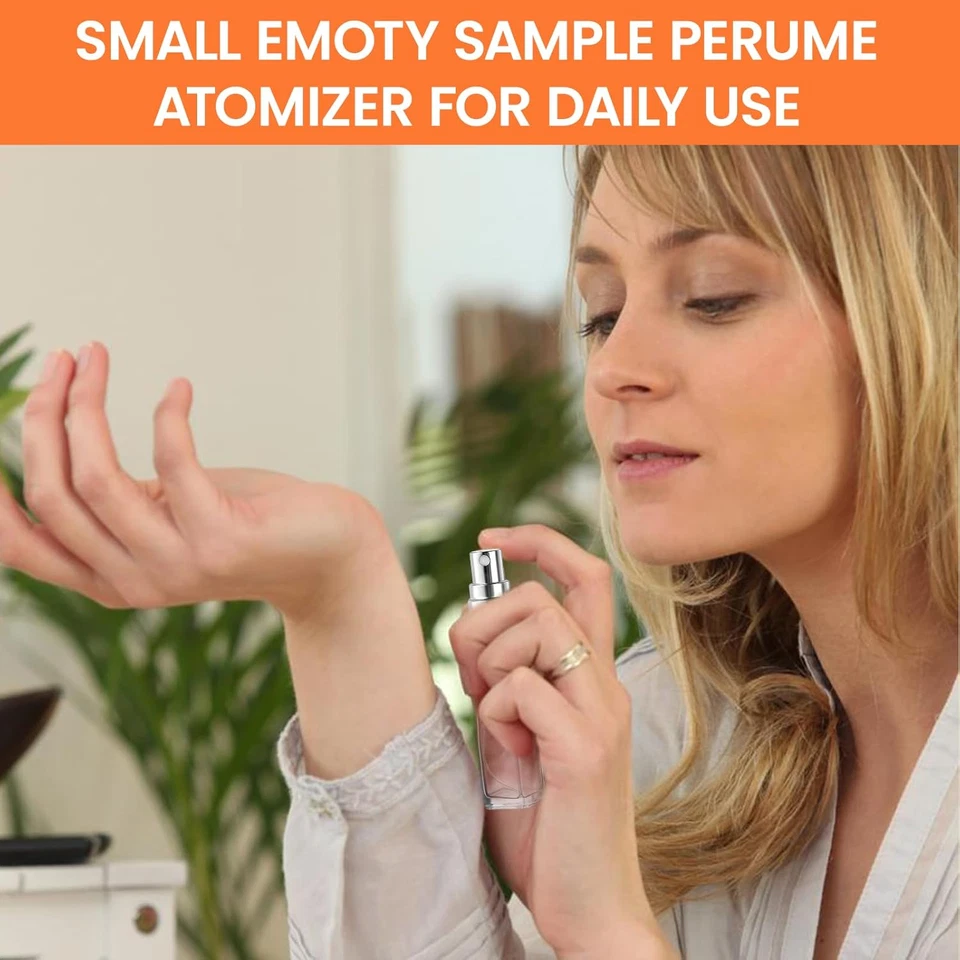 5 Stück 10Ml Parfümzerstäuber Aus Glas, Nachfüllbare Mini Parfum Sprühflaschen F - Bild 4 von 4