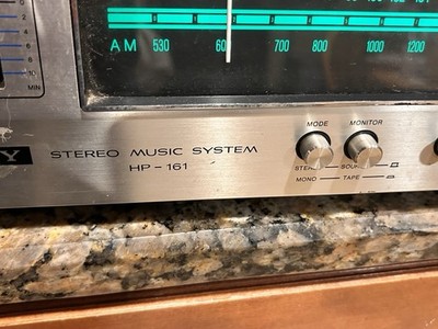BX01早い者勝ち✨SONY ステレオFM AMチューナー 昭和レトロ Vintage Sony Stereo Music System Turntable Am/fm Radio Wood-grain