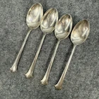 Towle Chippendale Sterling Silver Dessert/Soup/Tea Spoons Set Of 4