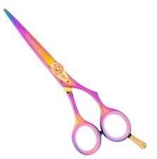 Washi Gold Rainbow 5.5" Ergonomic Offset Style Steel Shears