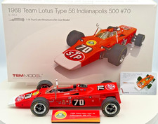 TSM Diecast 1968 Team Lotus Type 56 Indy 500 #70 in 1:18 Scale, Limited and Rare