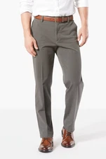 Dockers Men Workday Straight Fit Smart 360 FLEX Khaki Pants Storm Size 32X32