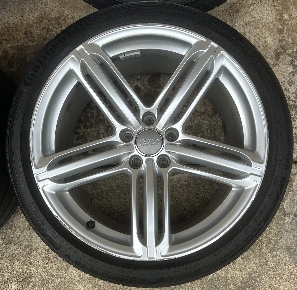 2009-2016 AUDI S5 A5 A4 S4 S6 19x9 Peelers Rims / Wheels OEM 5×112 - Image 4 of 4