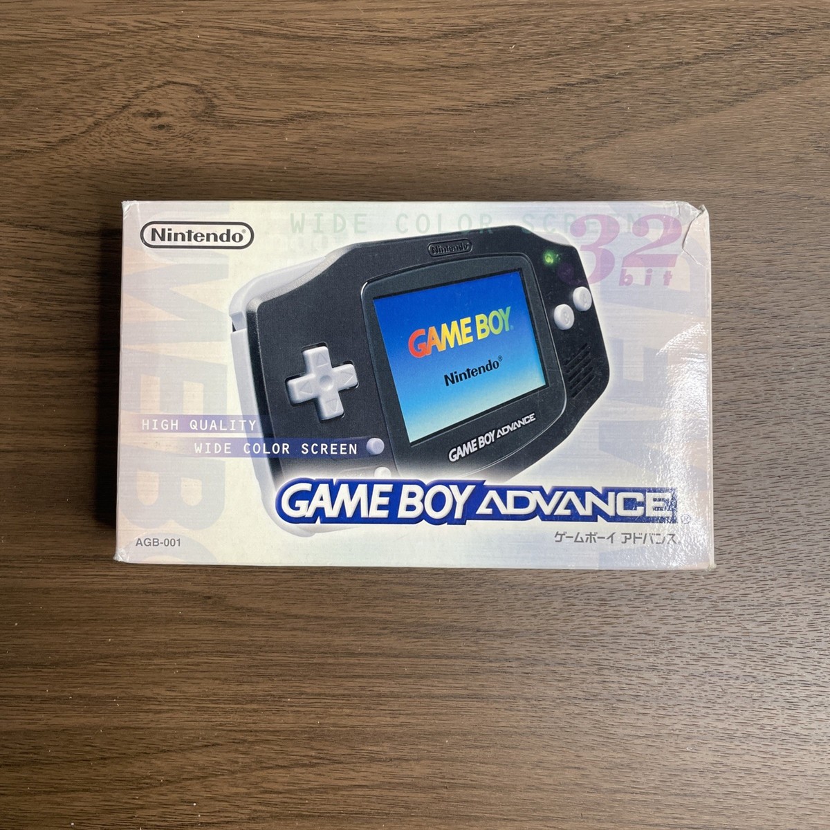 Nintendo Gameboy Advance GBA Black Console AGB-001 Complete in Box