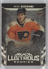2017-18 SPx UD Black Lustrous Rookies 56/175 Mike Vecchione #LR-MV Auto 2o7