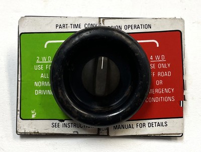 Jeep Quadra-Trac Emergency Drive Switch CJ7 Wagoneer Cherokee J10 Quadratrac 4x4