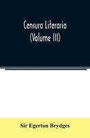 Egerton Brydges | Censura Literaria | Taschenbuch | Englisch (2020)