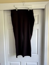 Betabrand Cropped Dress Pants With Cuff Plus 2X