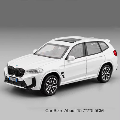 1/32 BMW X3M Diecast Vehicle Model Car Collectible Toy Kids Sound&Light Toy Gift