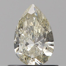 Loose Natural Diamond 0.47 Ct Pear Cut 6 x 4 mm L Color SI2 Grade GIA Certified 656.49 per carat